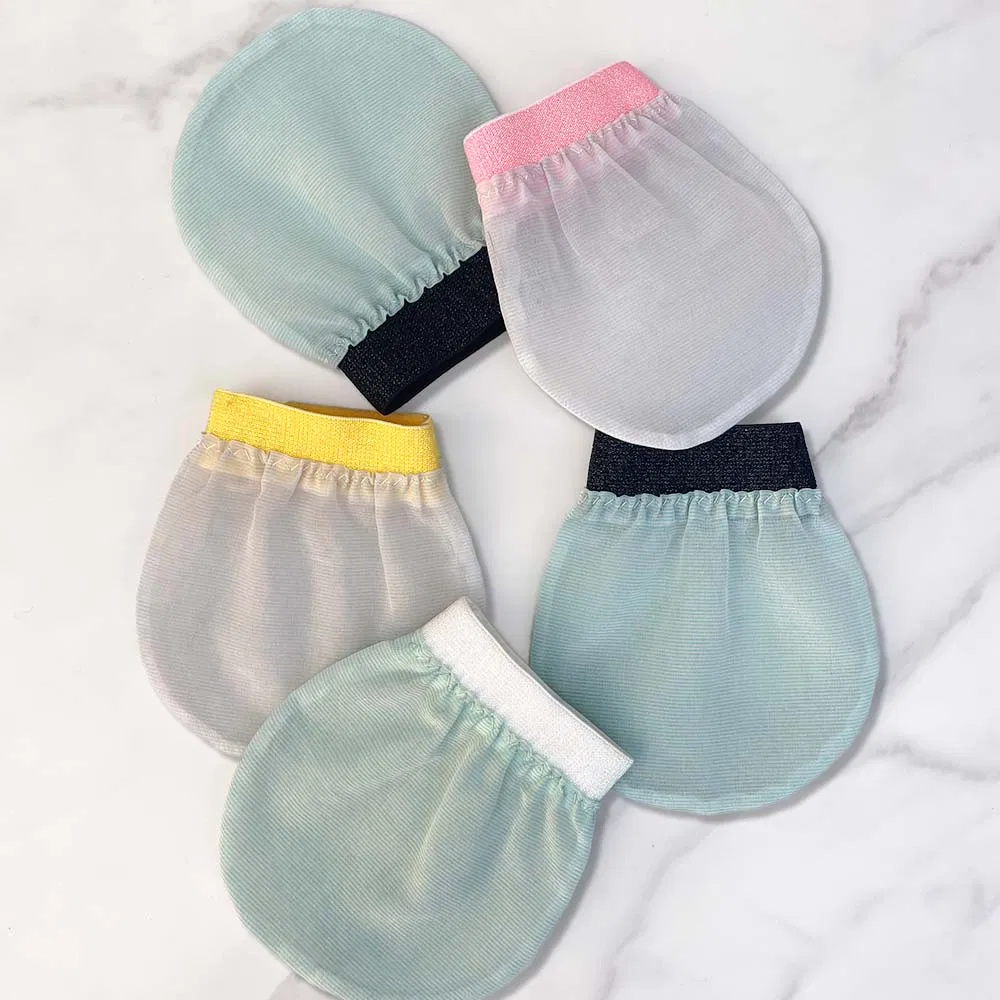 High Quality Skincare SPA Rub Zao Body Scrub Deep Exfoliating Viscose Glove