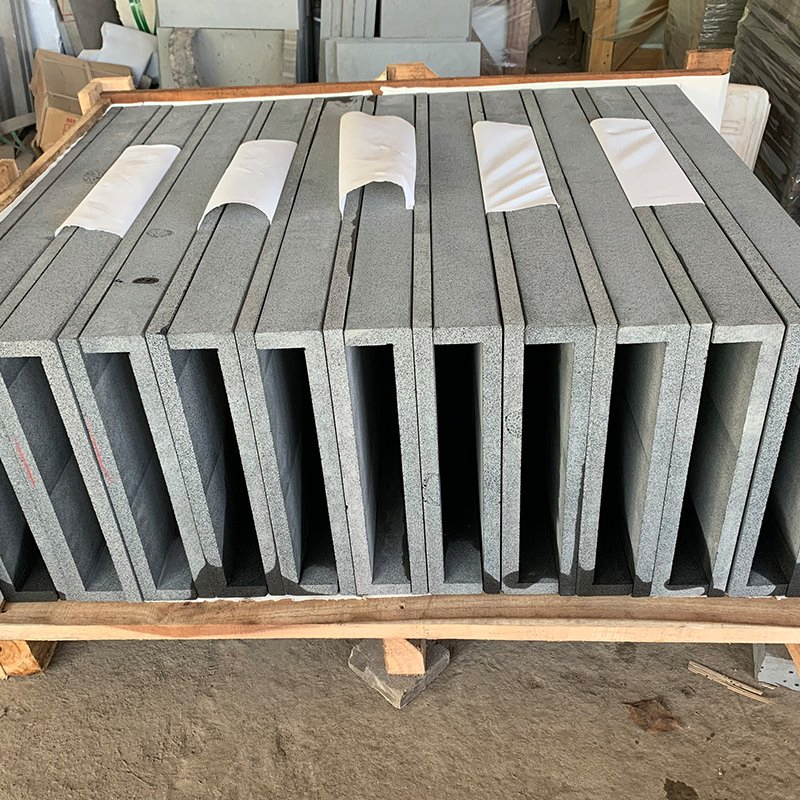 Bluestone Tile Hainan Black Stone Basalt Swimming Pool Coping