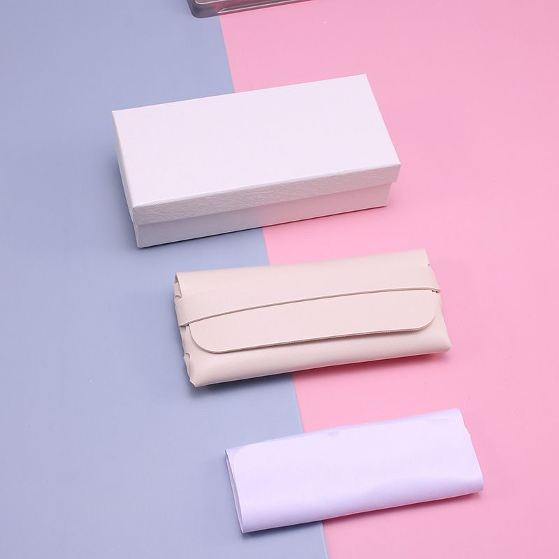 Custom Logo Printing Pink Glasses Box Luxury Sunglasses Packaging Case