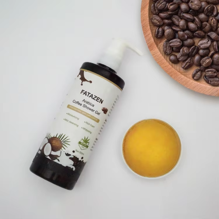Private Label OEM ODM Best Skin Moisturizing Whitening Luxury Coconut Coffee Natural Organic Liquid Bath Bodywash Shower Gel