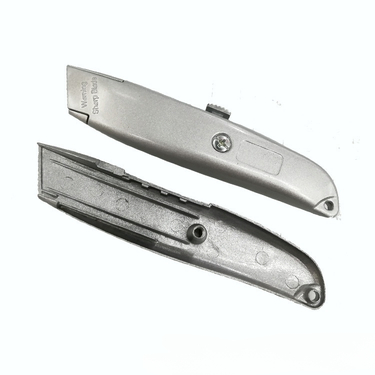 18mm Blade Knife Cutter for Paper, Home Use Retractable Plastic Handle Safety Snap off Blade Folding Utility Knife