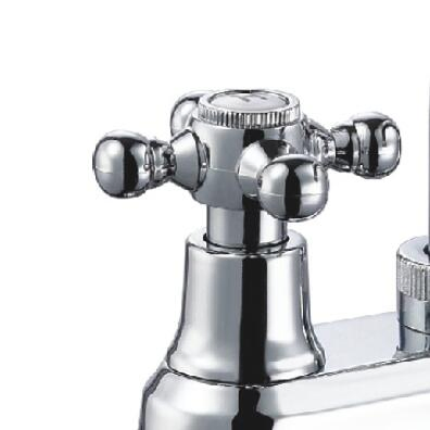 4 Inch Chrome Plated Brassg Lavatory Basin Faucet