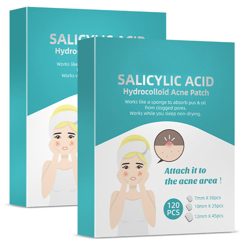 Customize Medical Invisible Spot Sticker Hydrocolloid Acne Pimple Cover Patch for Covering Zits Blemishes Acne Patch