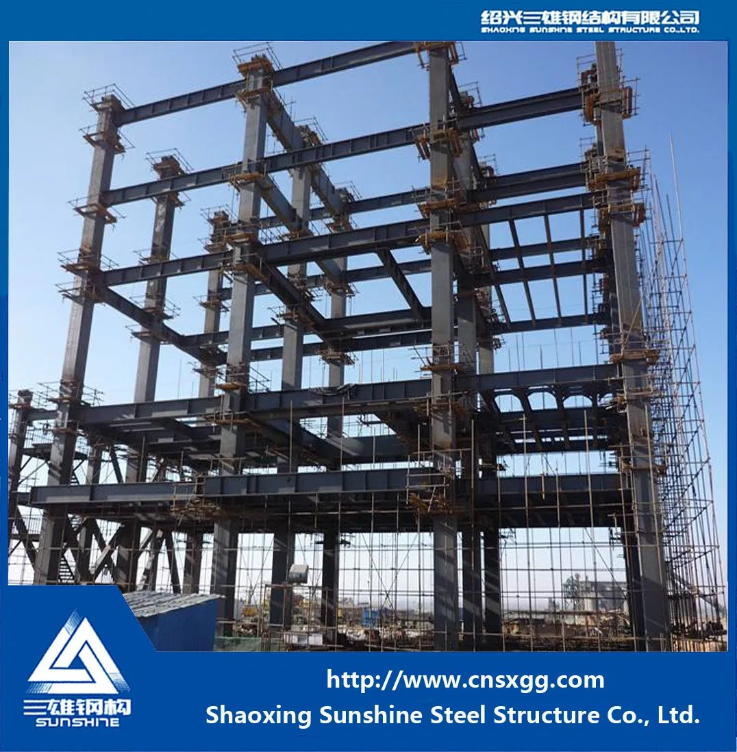 Large Span H Beam and Columns Steel Structure Building