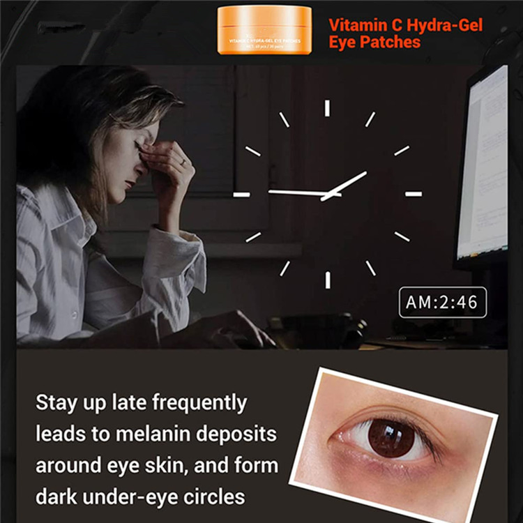 Custom Premium Vitamin C Hydrogel Eye Patches Mask