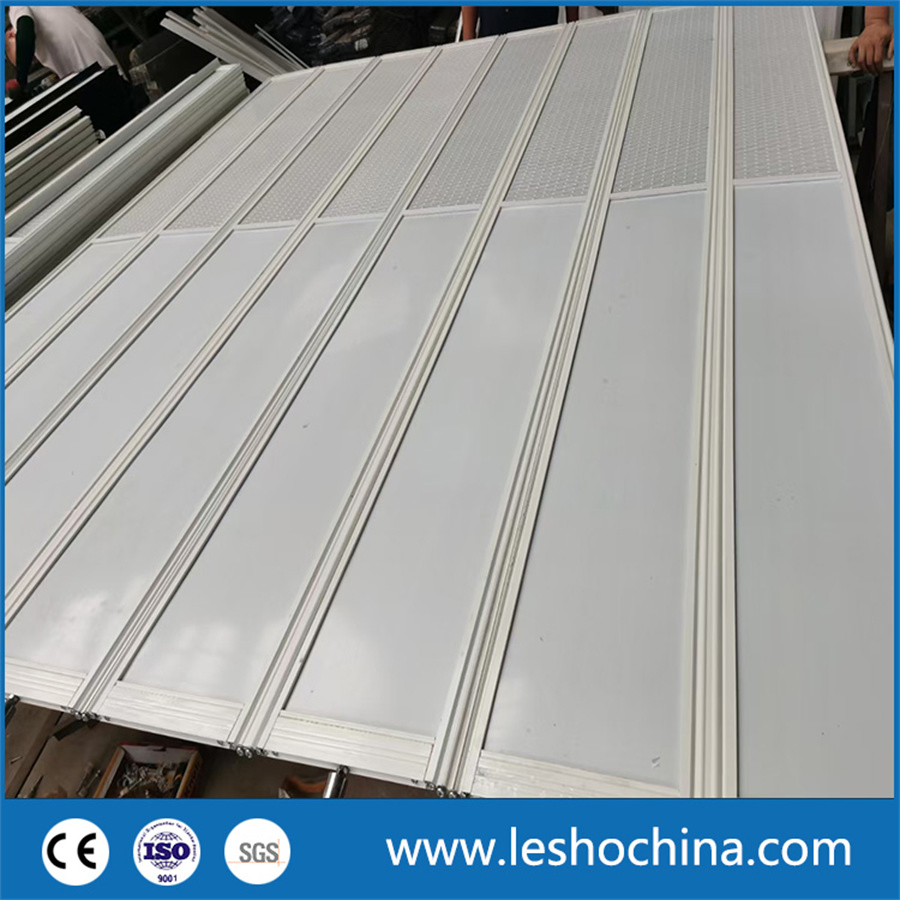 Commercial Shop Transparent Polycarbonate Automatic PC Folding Door