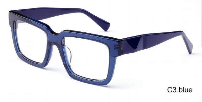 New Italy Design Square Shape High Quality Acetate Handmade Optical Eyewear