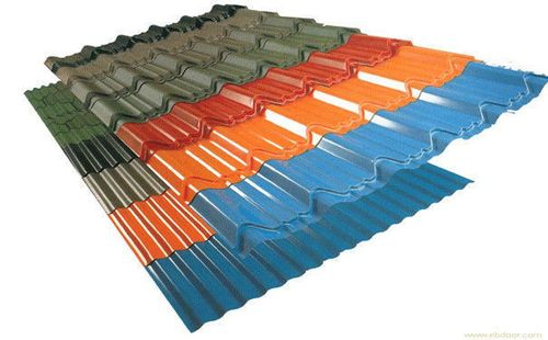 Color Painted Natural Stone Coated Steel Roof Tiles Building Material