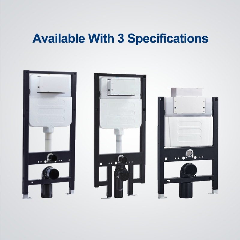 Metal Control Plate Concealed Toilet Cistern Frame Steel Frame Water Tank