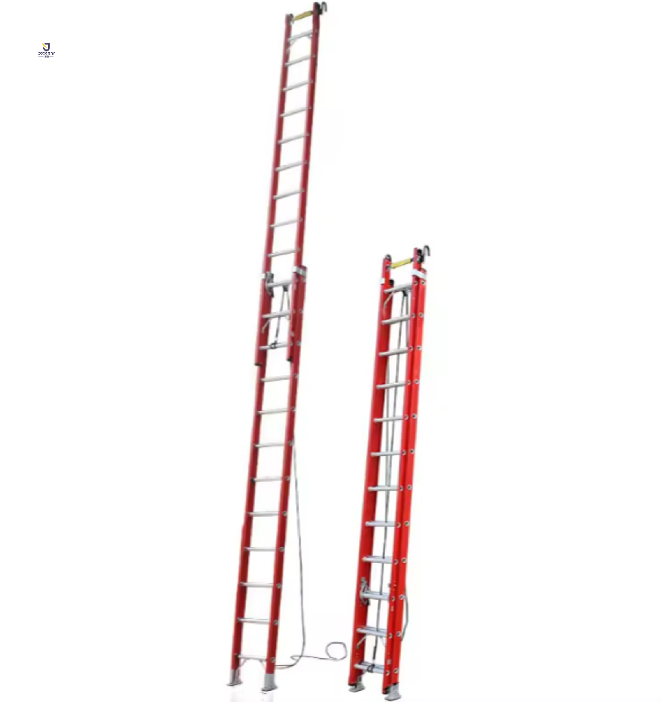 Jtel Type High Quality Portable Fiberglass Extension Ladder