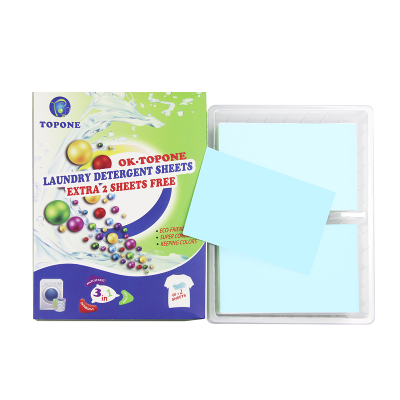 Topone Brand Novel Fashion Super Concentrated Laundry Sheet