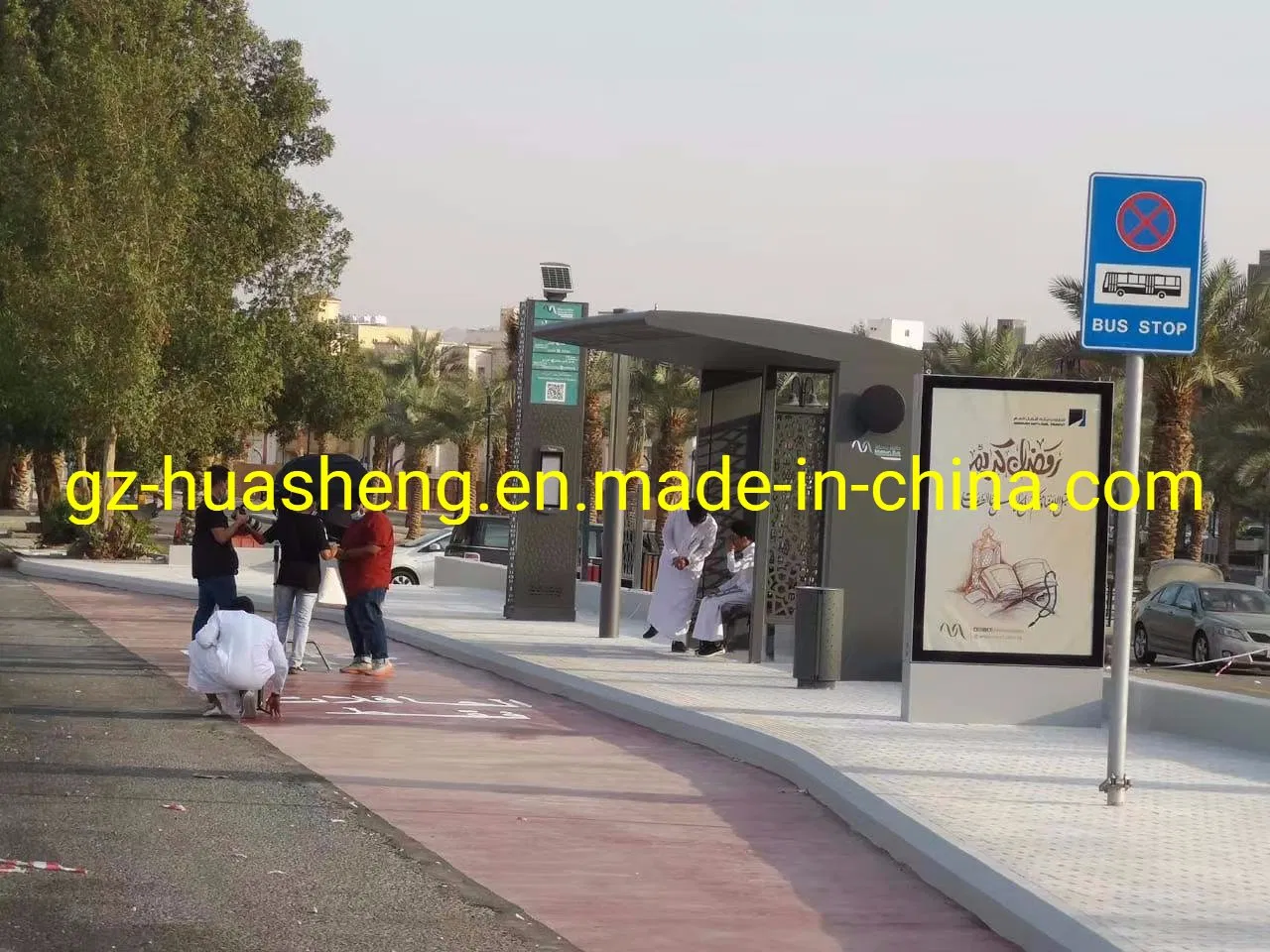 Customized Bus Stop Shelter (HS-BS-S006)
