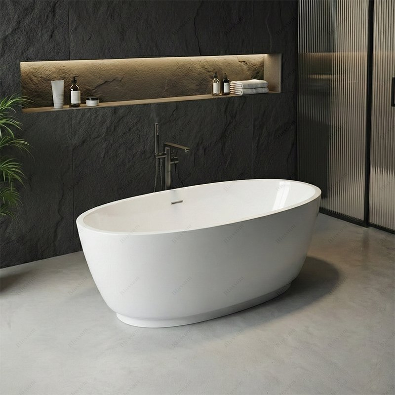 Дизайнерская акриловая отдельностоящая ванна