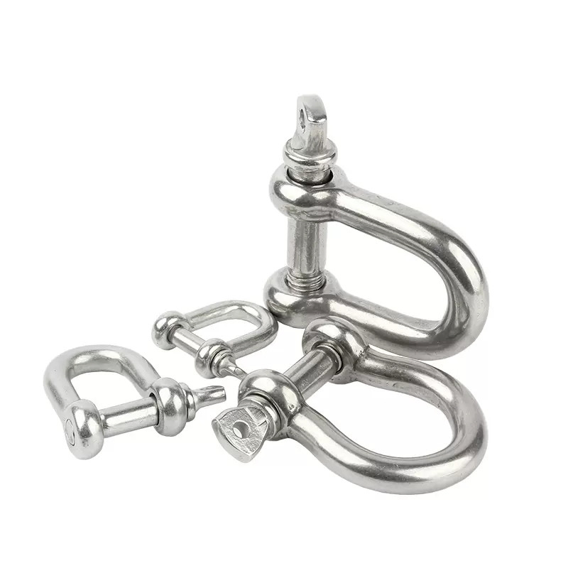 Marine Stainless Steel D Shackle Bow Shackle M4 M5 M6 M8 M10 M12 M14 M16 M18 M20 M22 M25 M28 M32 M38