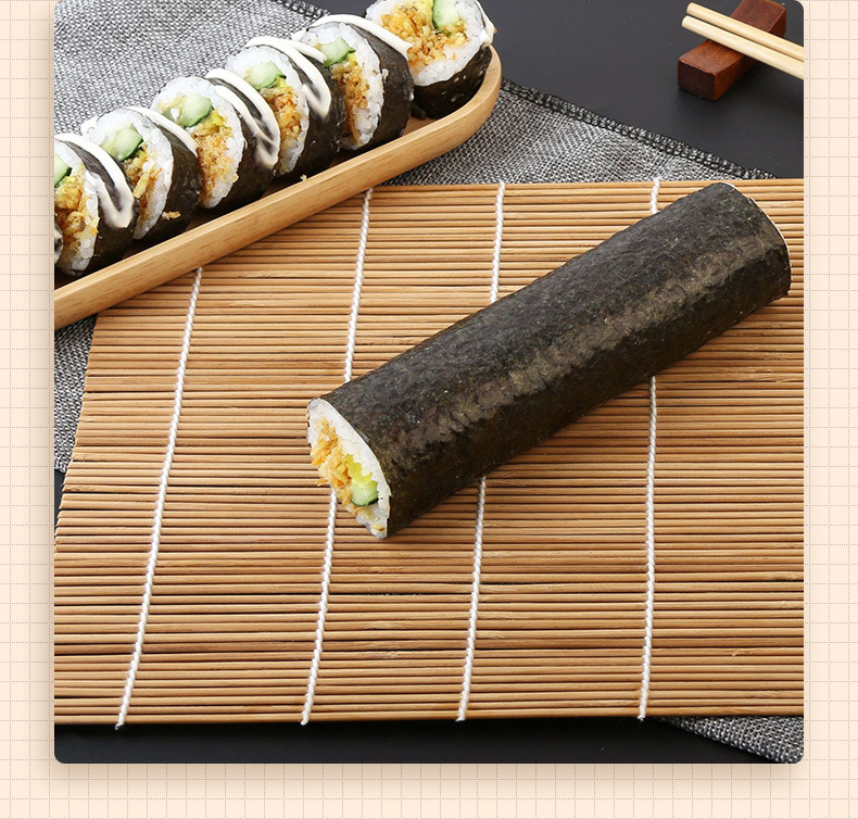 Factory Cheap Price High Quality Bamboo Sushi Rolling Mat for Home Using