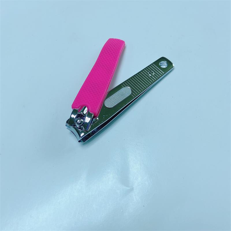Advertising Promotion Gift Manicure Toe Nail Clipper Cutter with Soft Silicone Cover Sleeve Handle