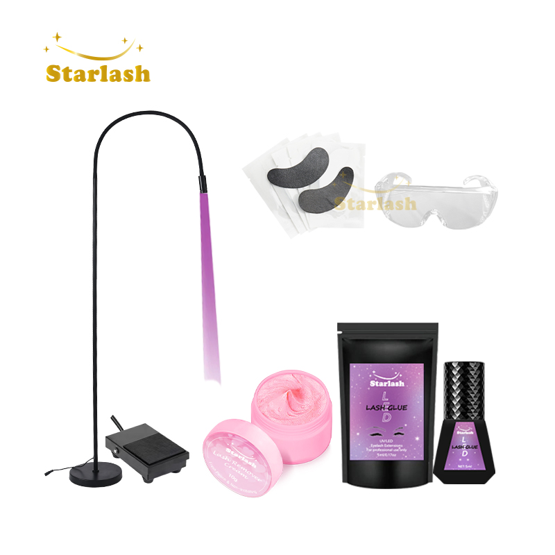 Starlash UV Lash Lamp Glue Remover Goggles Eye Pads Set