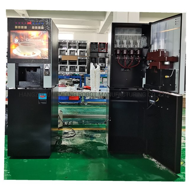 Compare USA and Russia Instant Powder Coffee Vending Machine Wf1-306b