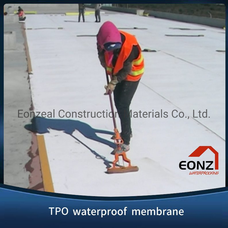 No Asphalt Plastic Film Tpo Adhesive Used in Highway Waterproof