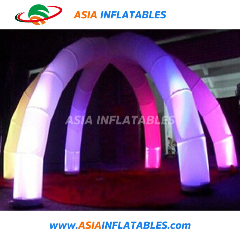 Pink Inflatable LED Arch/Inflatable Lighting Arch for Wedding