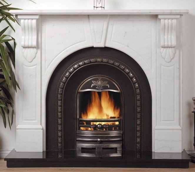 China Wholesale Marble Fireplace Surround Interior Decoration Modern Style Hand Made Carved Marble Fireplace Mantel Design Price