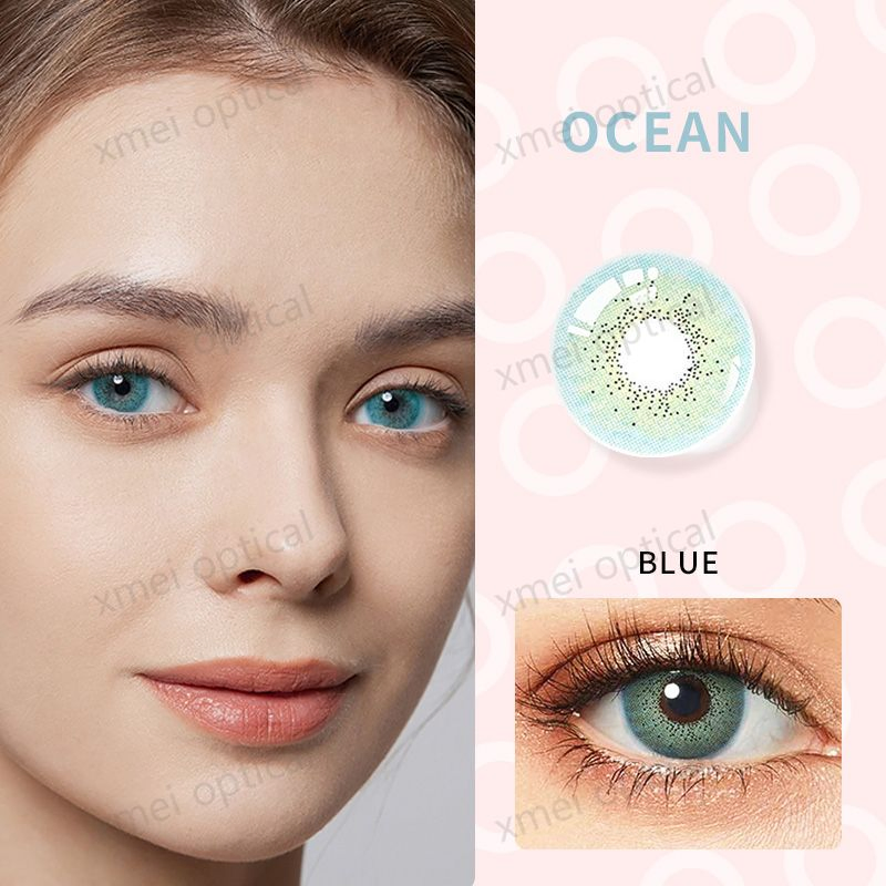 Factory Price 2PCS/Pair Soft Contact Lens Beauty Contact Lenses Eye Cosmetic Color Lens Eyes