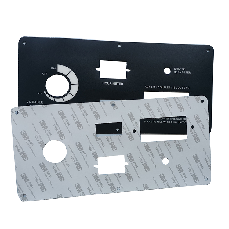 Custom Printing Polyethylene Polyester Vinyl Die Cut Printing Control Panel Sticker