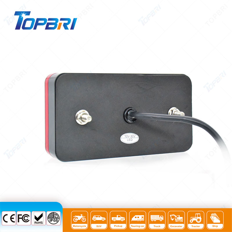 Прямоугольные светодиодные габаритные фонари для сельхозтехники и прицепов