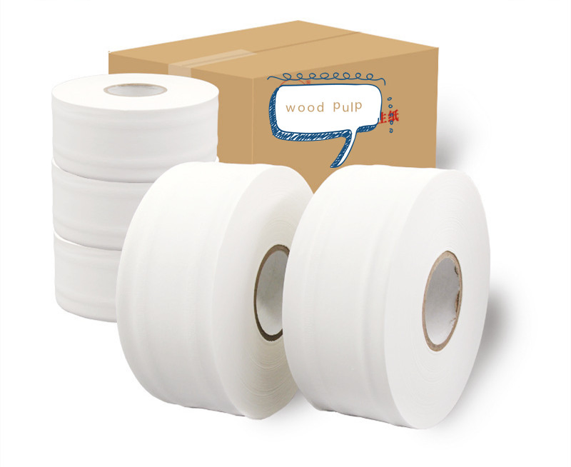 Custom-Designed Wood/Bamboo Pulp OEM Jumbo Roll Toilet Tissue Paper
