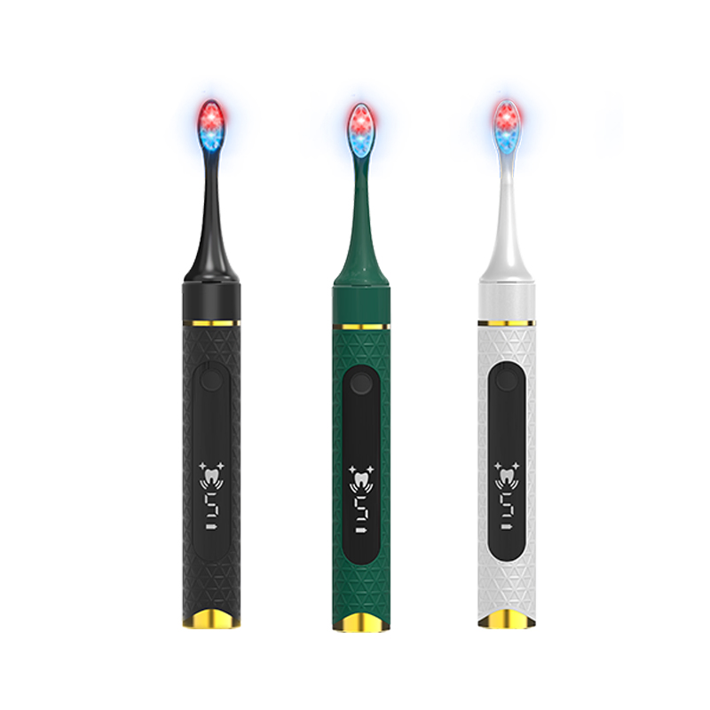 Jssan Red / Blue Light Beauty Teeth Sonic Electric Toothbrush with LED Display Screen