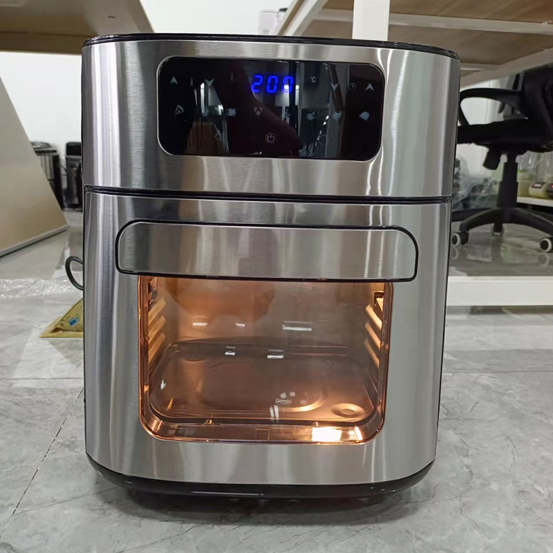 Touch Screen 1700W 10L Capacity Horno Freidora Electric Air Fryer Oven