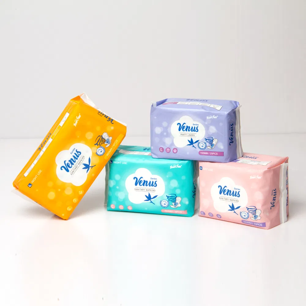 Ladies Sanitary Products Cotton Sanitary Napkins Lady Use
