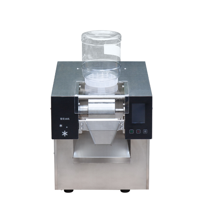 Commercial Stainless Steel Fully Automatic Ice Maker Snowflake Machine Cold Drink Ice Cream High Capacity Equipment