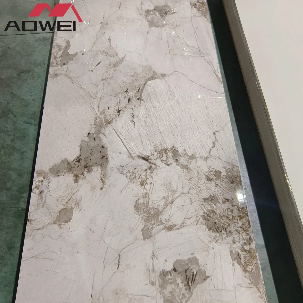 Building Decoration-Material PVC Wall 3D Marble Sheet Glossy WPC Panel for Home