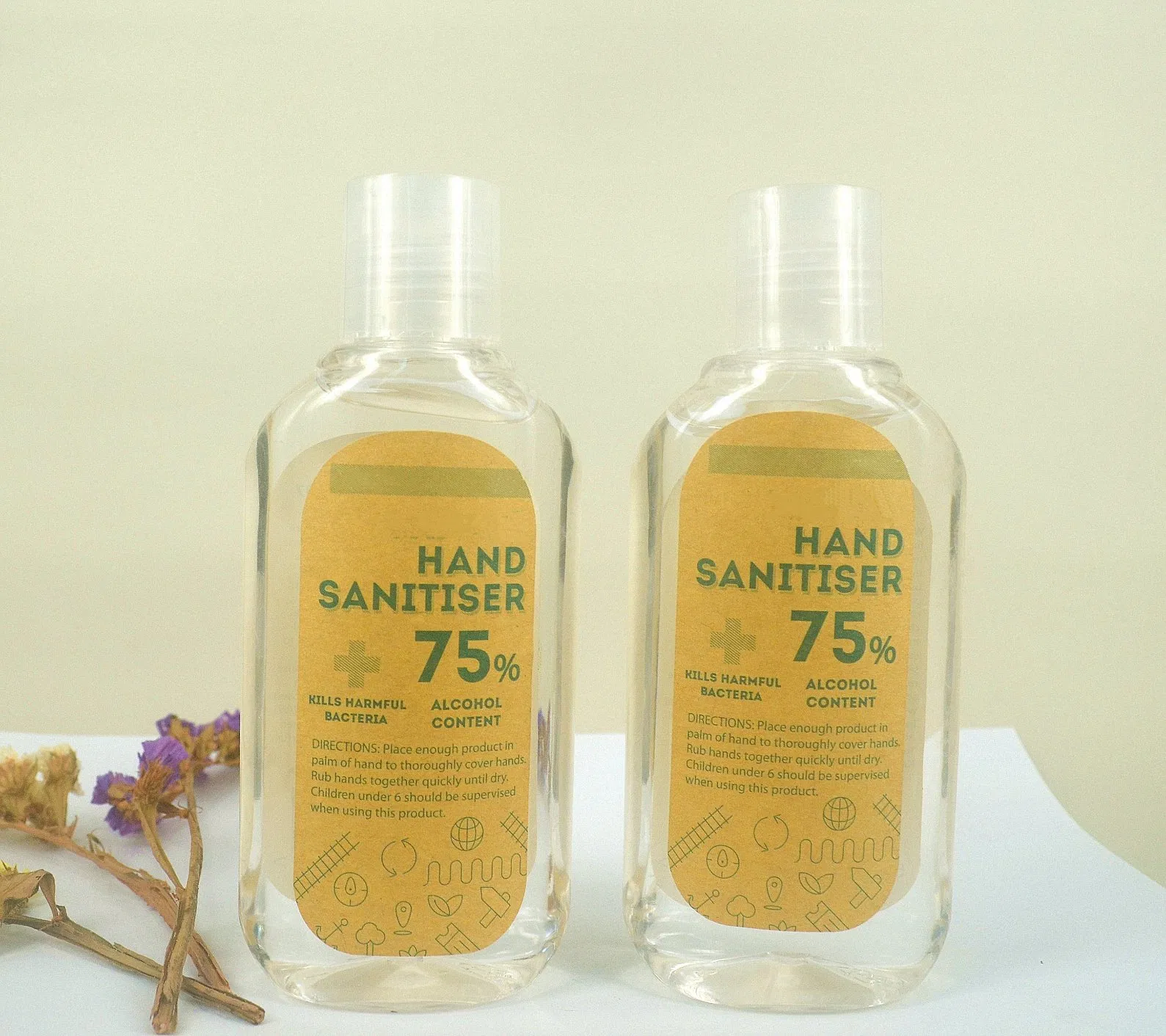 60ml 75% Alcohol Moisture Disinfectant Hand Sanitizer Gel Ce Certification