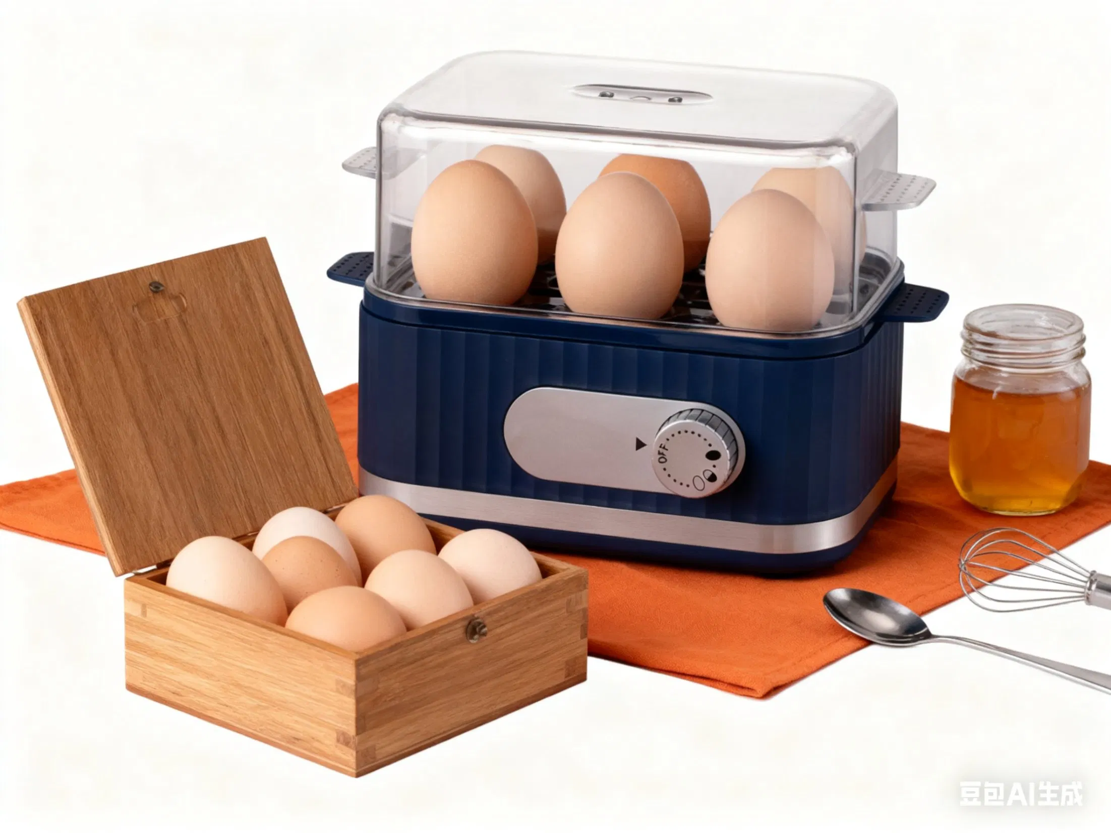 Timer Egg Boiler for 6 Eggs 400W Electric Cooker Made in China
