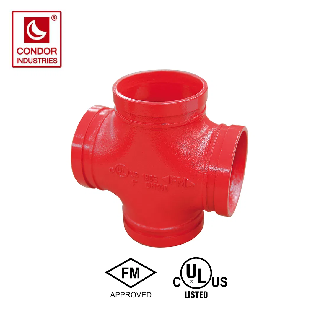 UL FM Style 180 Std. Equal Cross DN25~DN300 1″ ~12″ 33.4mm~323.9mm
