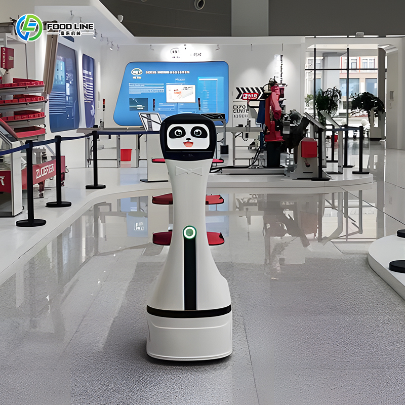 High Efficiency Multi-Purpose Smart Delivery Robot for Welcome Greeting Reception