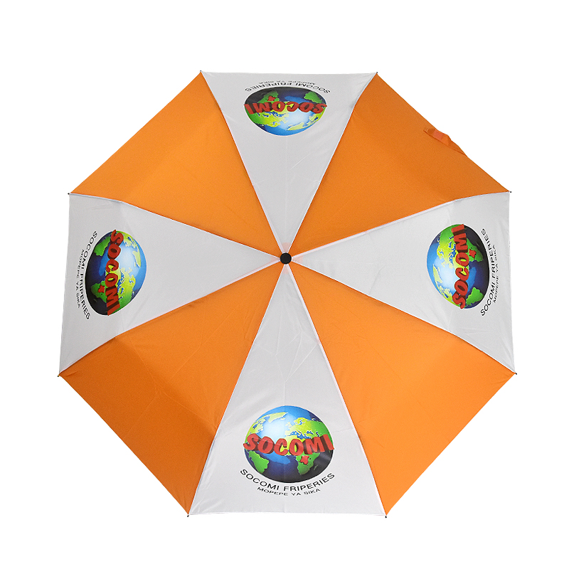 Promotional Cheap Three Fold Umbrella with Logo Prints