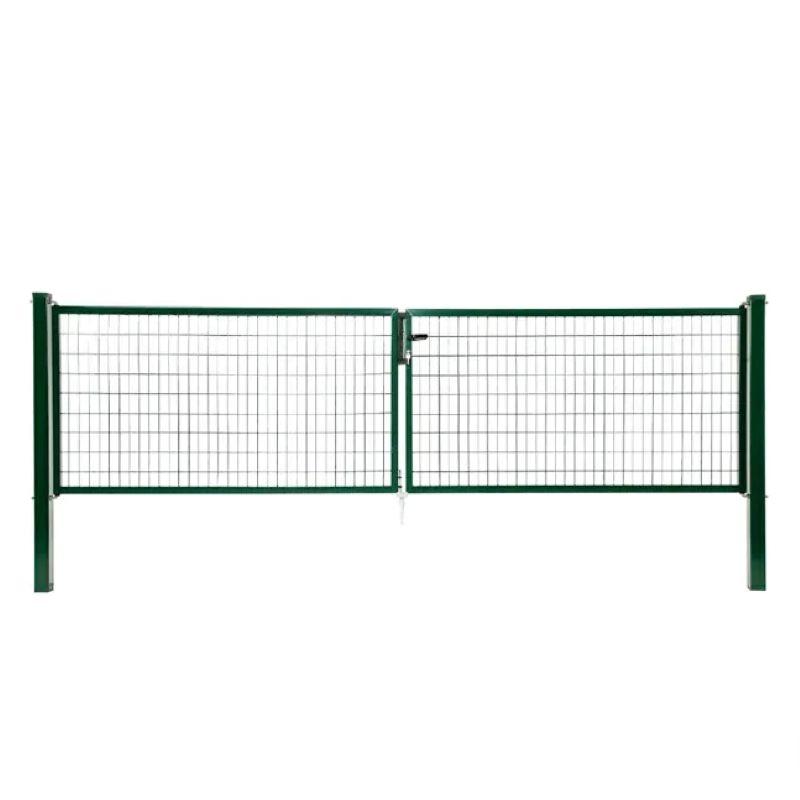 Automatic Security Steel Swing Gate with Lock Suitable for Commercial Gate Residential Gate and Driveway Gate Applications