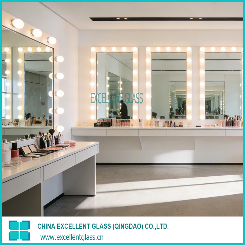 Makeup Vanity Mirror - LED Lighted Tabletop Mirror with Adjustable Brightness for Beauty Salon