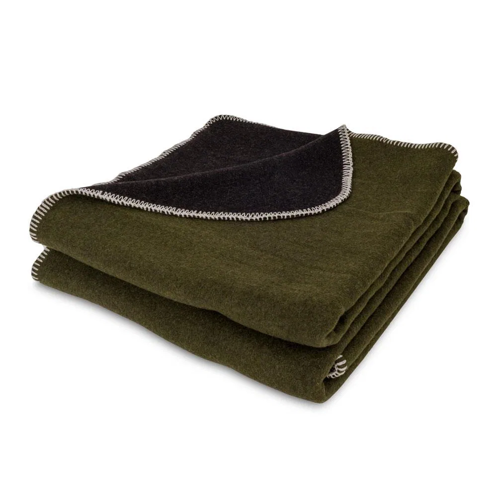 Customized Warm and Thick Cold-Proof Pure Wool Blankets for Outdoor Camping