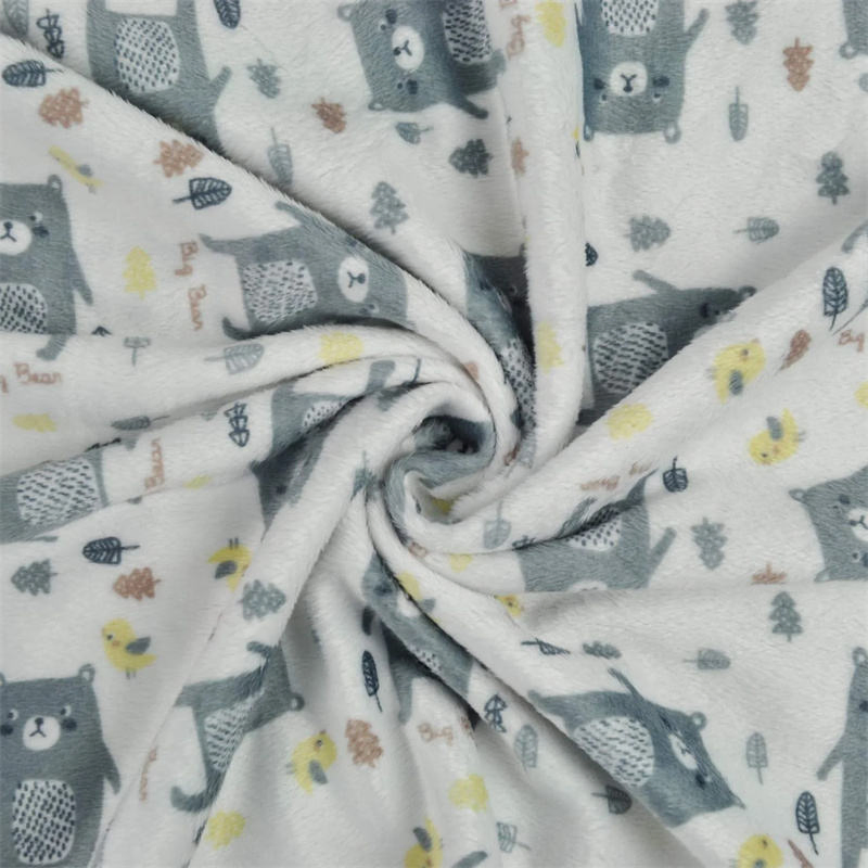 Stand-out Fade Resistance Baby Blanket 100% Polyester Double Ply Super Soft Minky Blankets