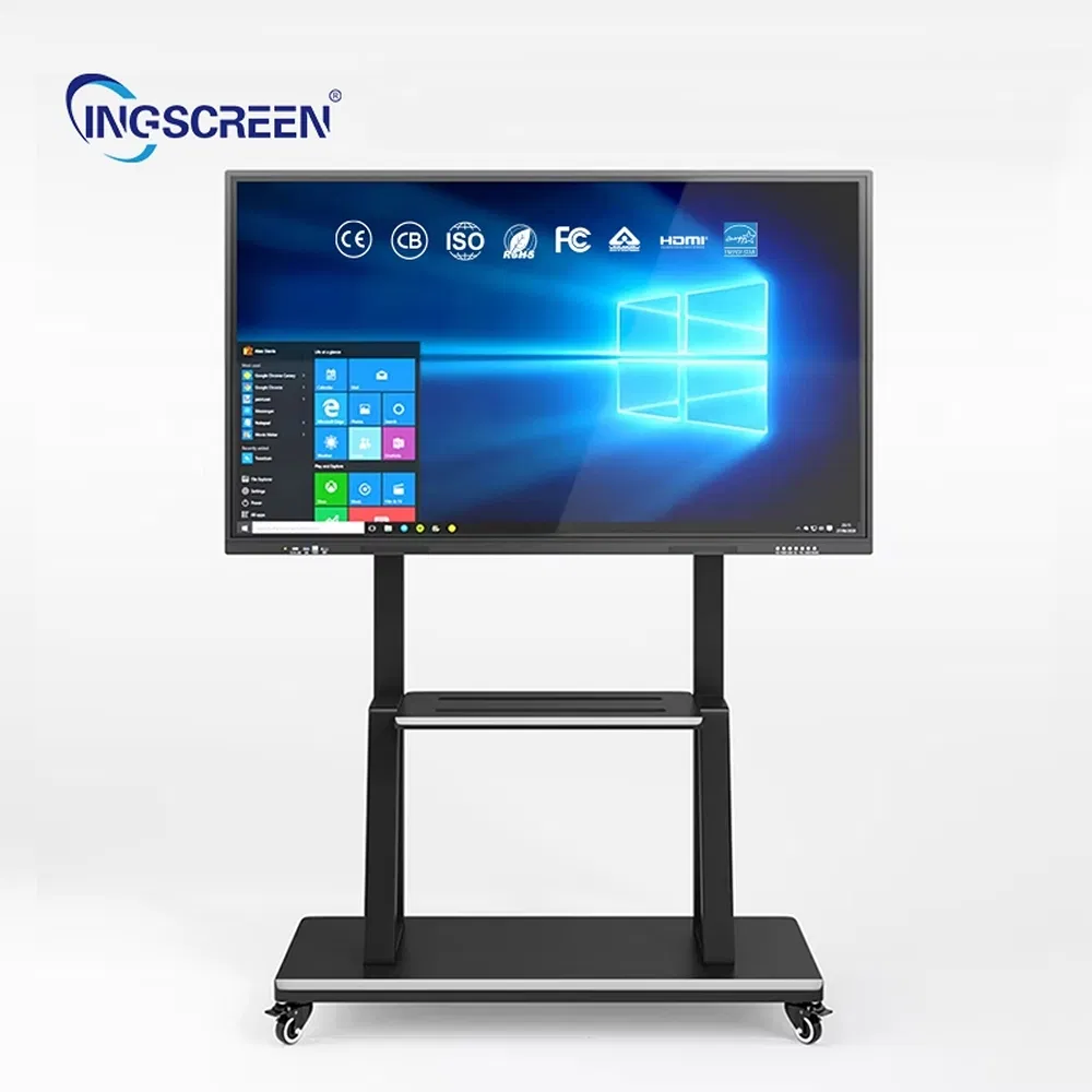 Removable Bracket Remote Collaboration OEM ODM Custom All-in-One Smart Interactive Whiteboard