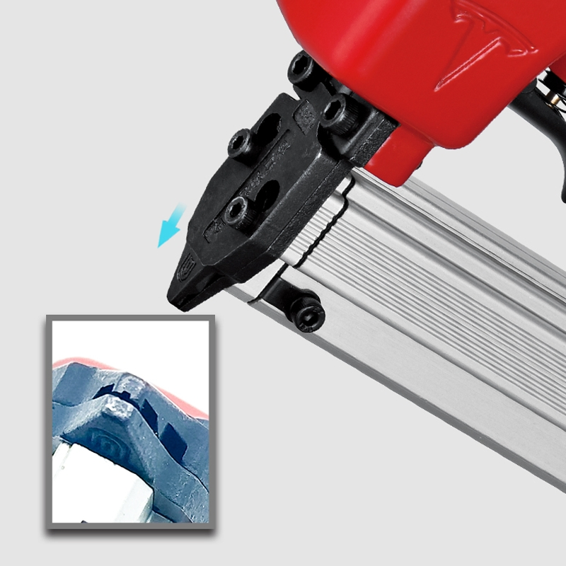 Qy-P625 100PCS Powerful Gas Pneumatic Staple Nail Gun Nailer