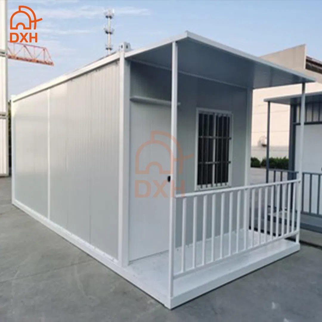 Flat Pack Container House Portable Modular Integrated Prefabricated Sandwich Panel Prefab Booth Store Building Gallery Command Center Meeting Guard Camp Home