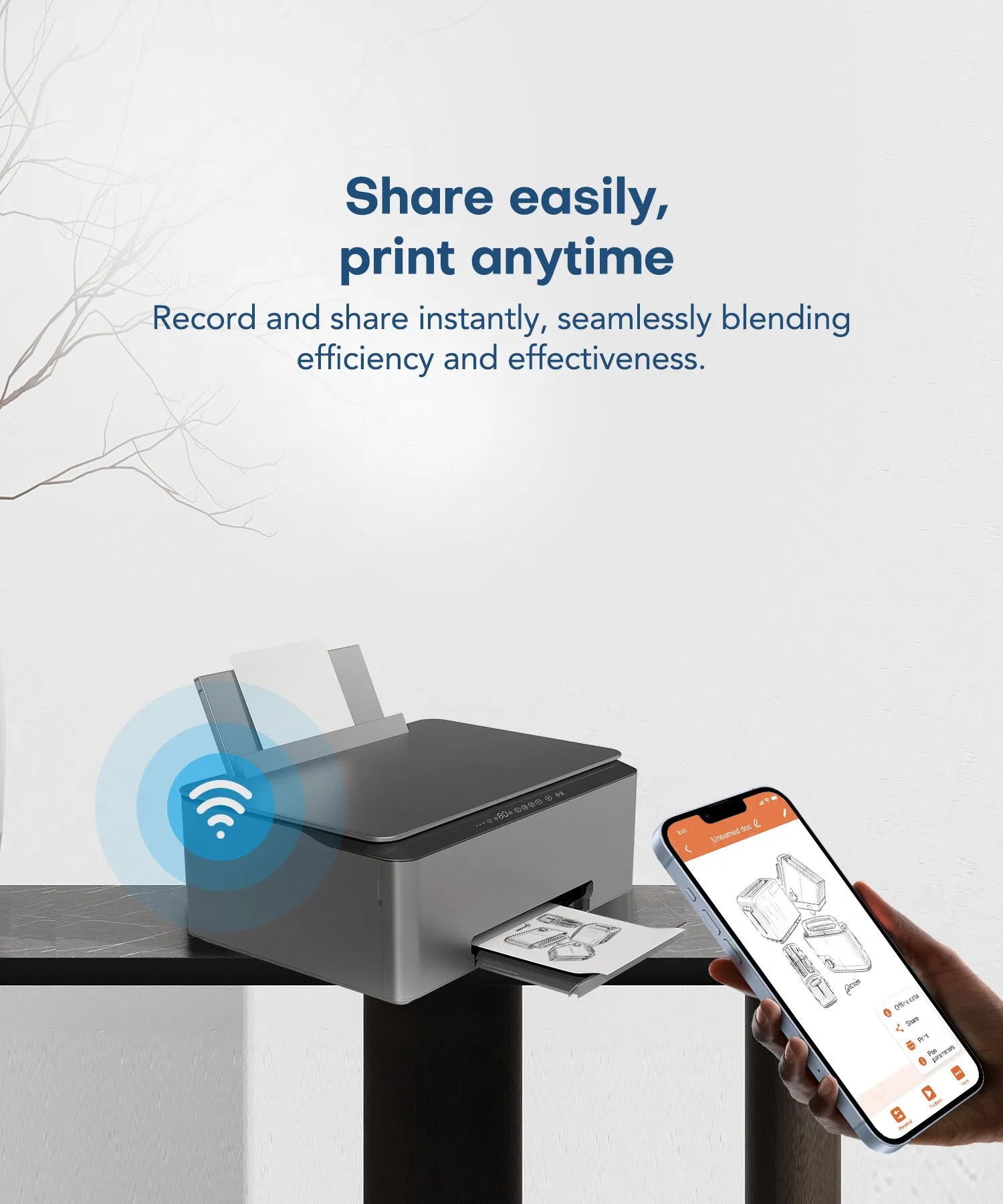 Hampo Bluetooth Writing Pen Synchronization Electronic Stylus Smart Writing Set