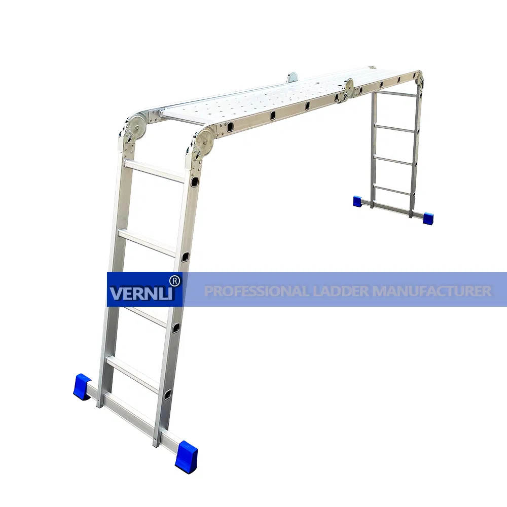 Industrial Aluminum Folding Multi-Purpose Ladder with En131 Certificated