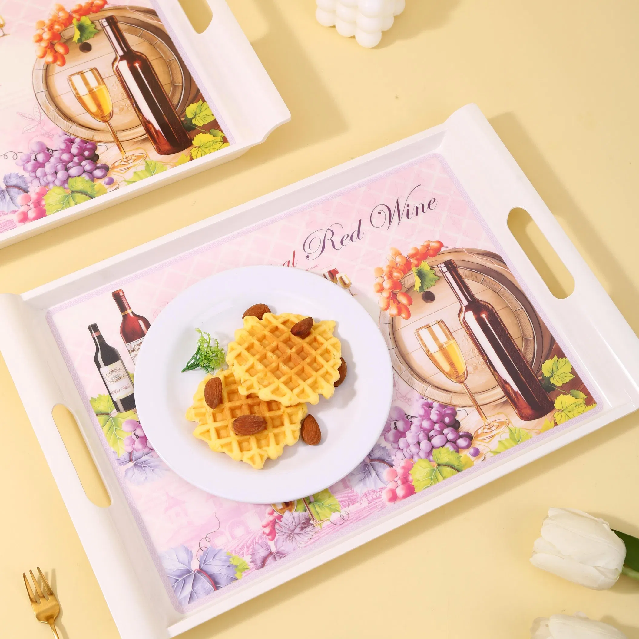 All-Purpose Practical Pallet New Design Factory Outlettower Design Tray 100% Melamine Tableware