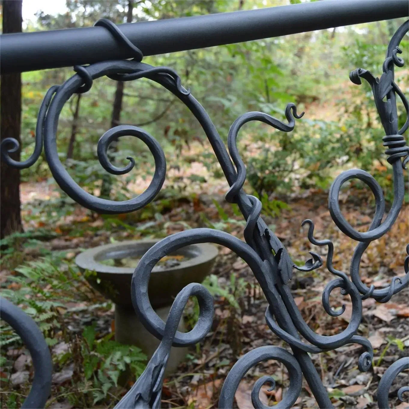 Wrought Iron Railings with Decorative Patterns for Balconies and Stairs Durable and Elegant for Residential Use